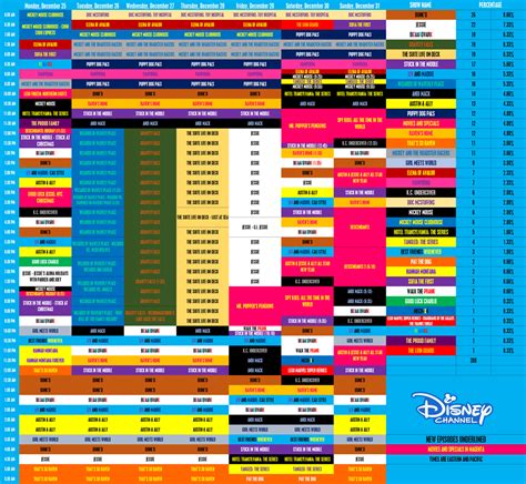 disney channel germany schedule